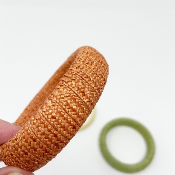 VINTAGE | Jute Wrapped bracelets set of 3 - Picture 6 of 6